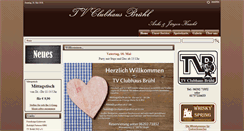 Desktop Screenshot of clubhausbruehl.de